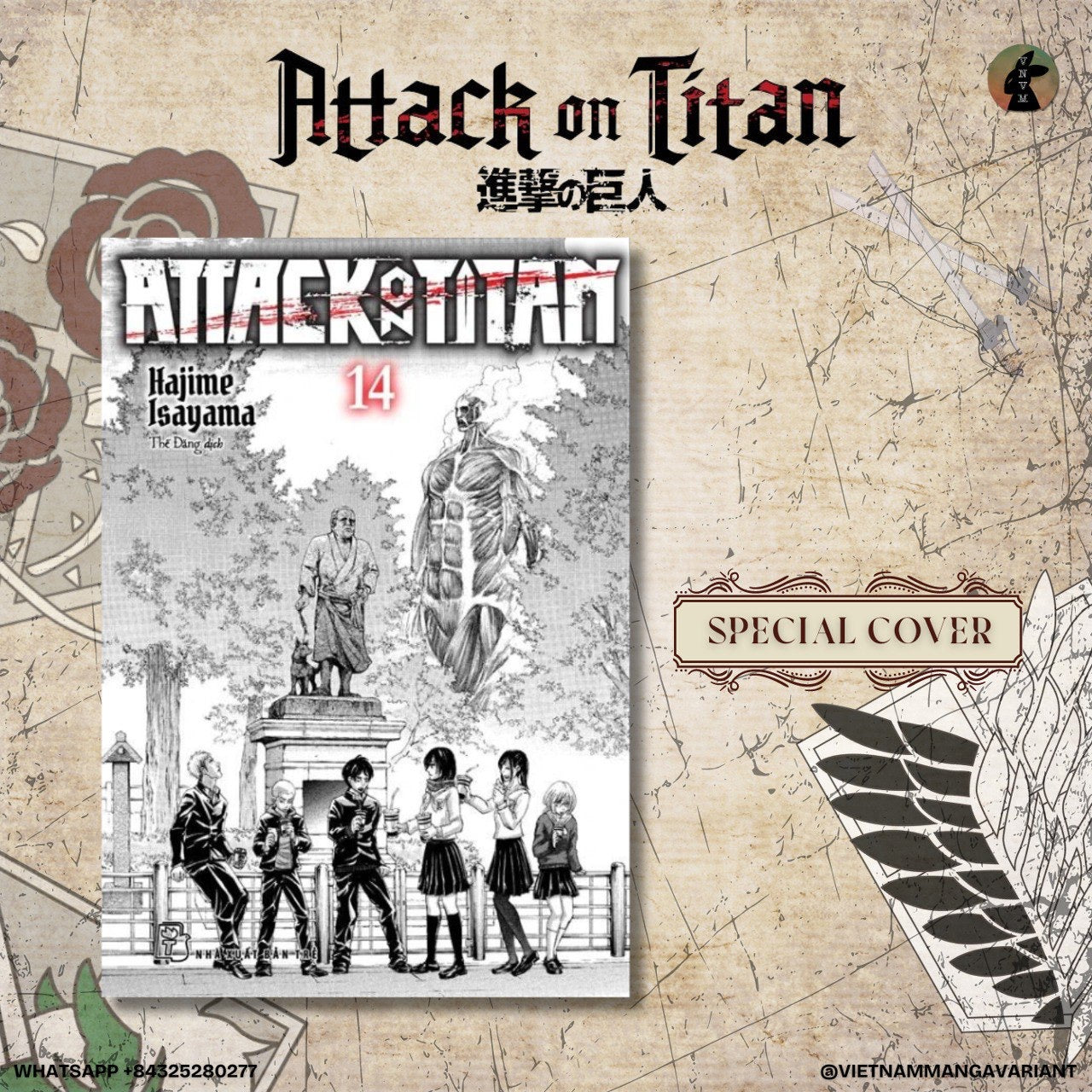 Attack on Titan, Volume 14 VN ver